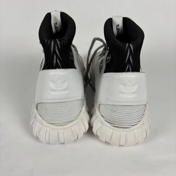 Adidas Tubular Doom hi top in white and Black men’s 6.5 - Picture 7 of 11